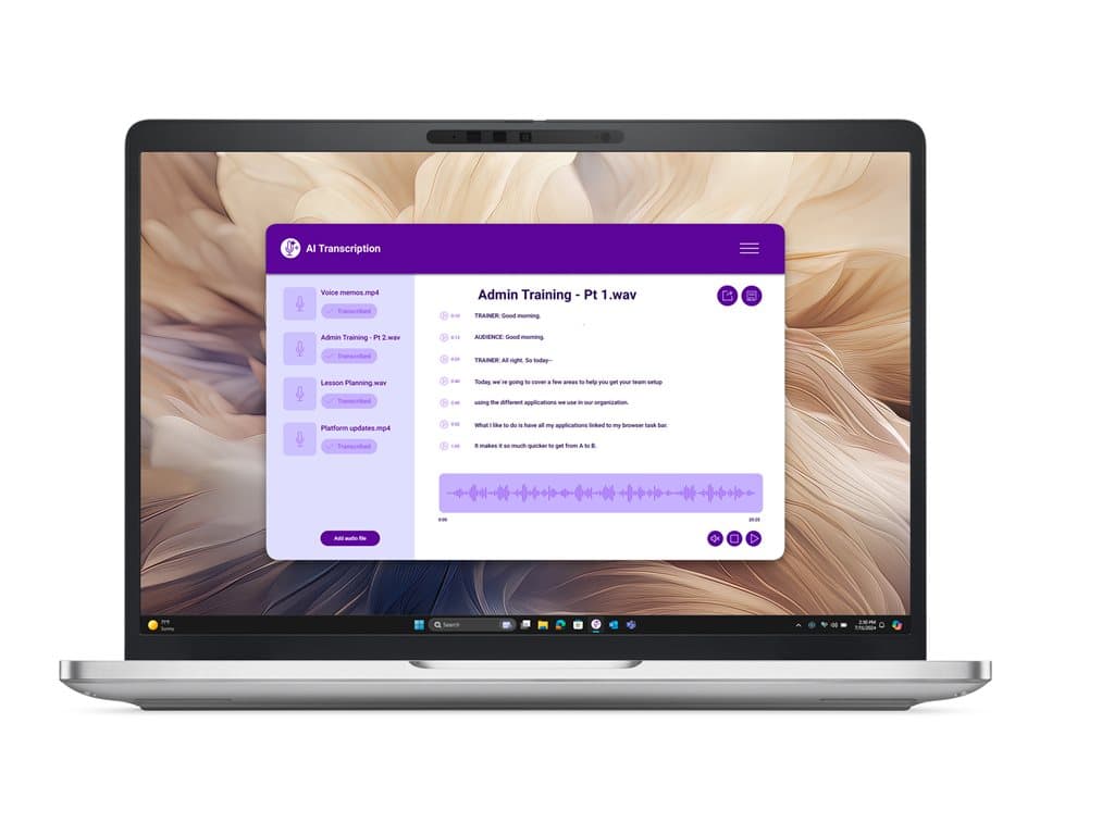 Seria Dell Pro 13 Plus Silver – elitarny 13,3" ultrabook biznesowy - Intel Core Ultra 5 235U / 16GB / 256GB SSD / 13.3" FHD+ Touch perspective 9