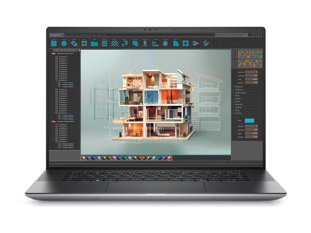 Dell Precision 5690 Silver Series – mobilne stacje robocze dla wymagających twórców - 32GB / 512GB SSD / 16.0" OLED Touch perspective 4
