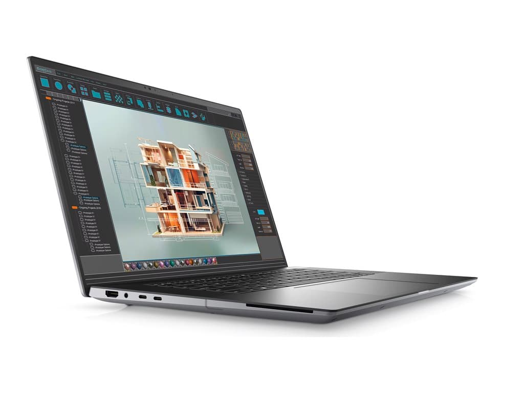 Dell Precision 5690 Silver Series – mobilne stacje robocze dla wymagających twórców - 32GB / 512GB SSD / 16.0" OLED Touch perspective 2
