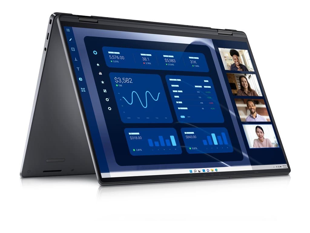 Latitude 9450 2-in-1 Silver business laptop - Intel Core Ultra 5 135U 16GB 512GB SSD