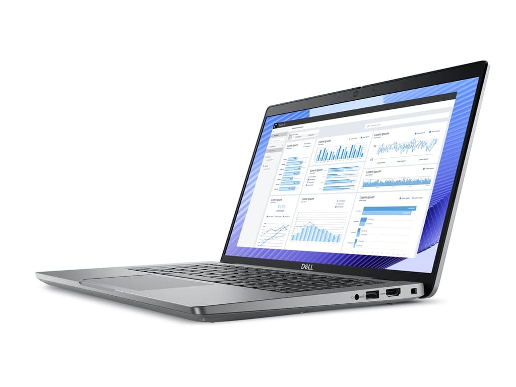 Precision 3490 Silver laptop biznesowy - Intel Core Ultra 7 155H / 32GB / 512GB SSD / 14.0" FHD perspective 3