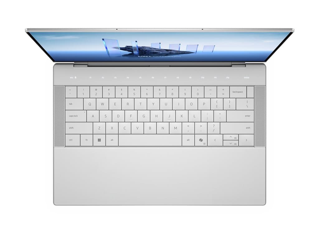 XPS 14 Silver verslo kompiuteris - Intel Core Ultra 7 255H / 32GB / 512GB SSD / 14.5" perspective 9