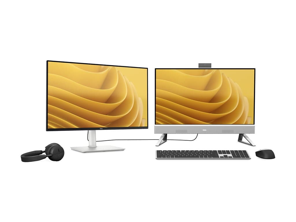 Dell 24 All-in-One Desktop Silver - Intel Core 7 150U / 16GB / 1TB SSD / FHD perspective 3