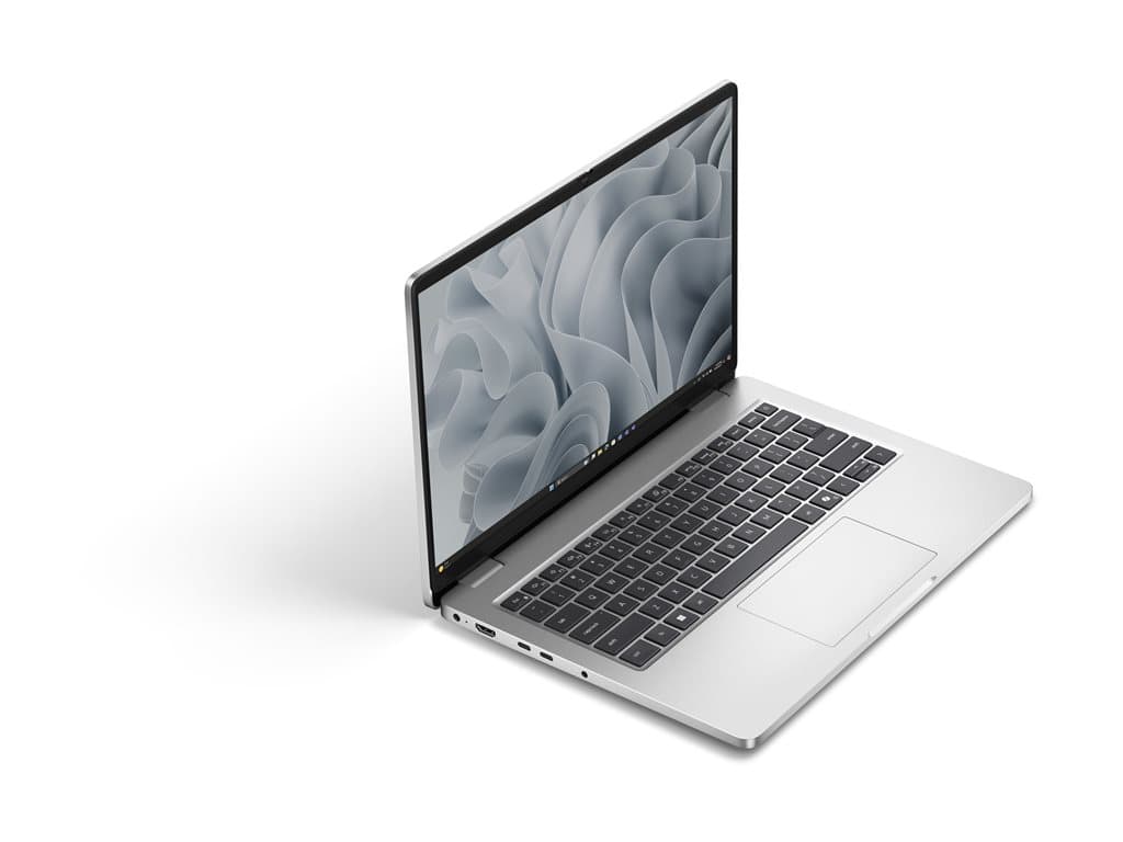 Dell Pro 14 Silver serija – Kompaktiška galia šiuolaikiniam verslui - AMD Ryzen 3 210 / 16GB / 256GB SSD / 14.0" FHD+ perspective 5