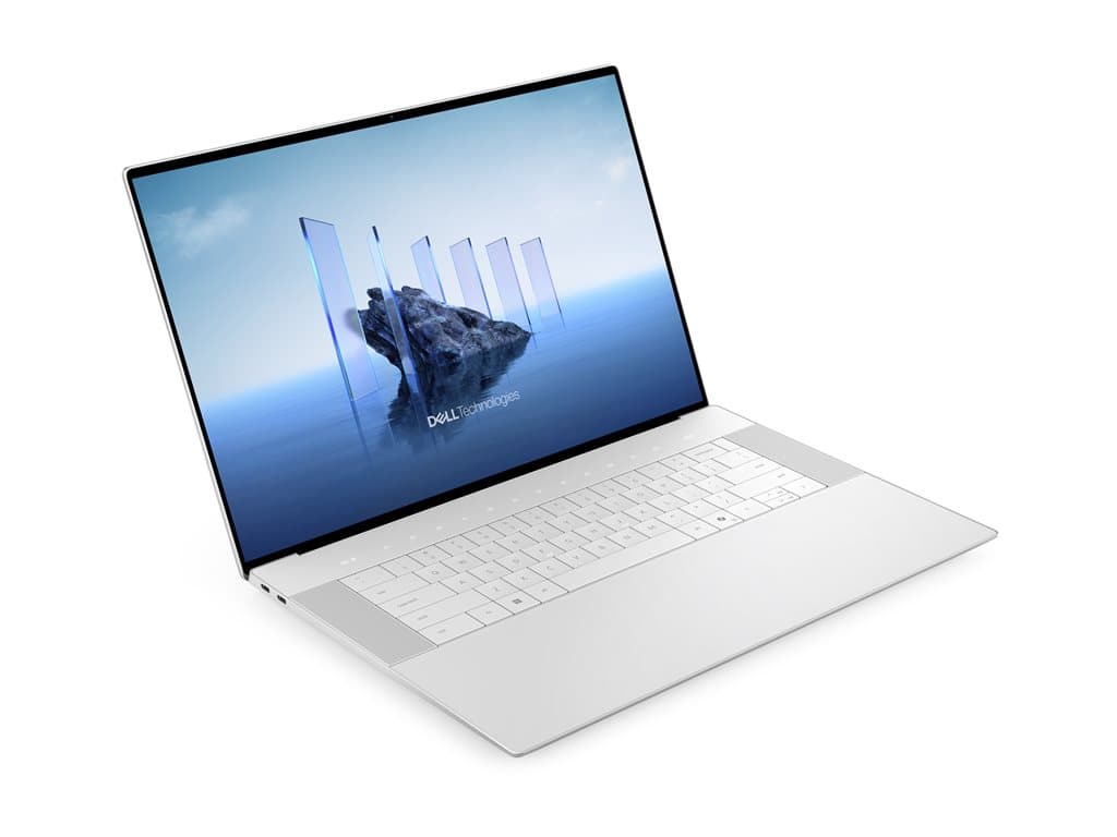 XPS 16 Silver laptop biznesowy - Intel Core Ultra 7 255H / 32GB / 512GB SSD / 16.3" perspective 14